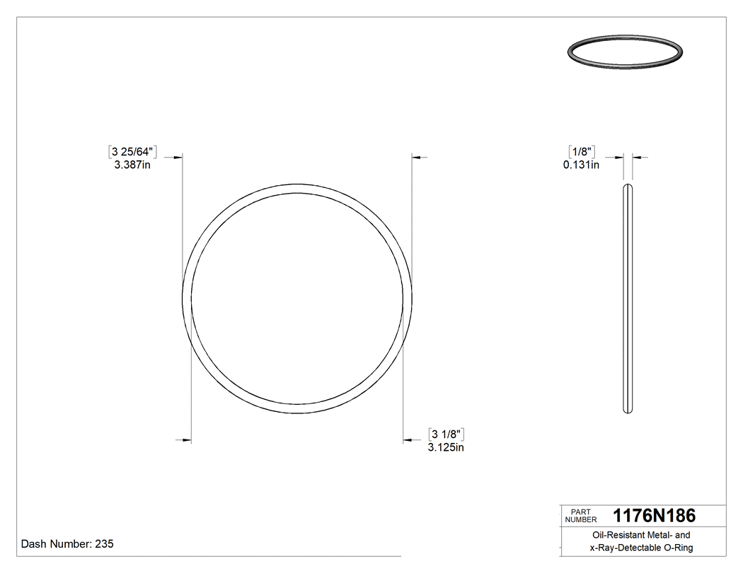 Technical drawing - 1176N186